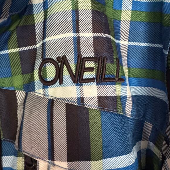 O'Neill Jacket Coat Freedom Series Plaid Snowboard Ski Large 10K Winter Warm - Picture 7 of 8